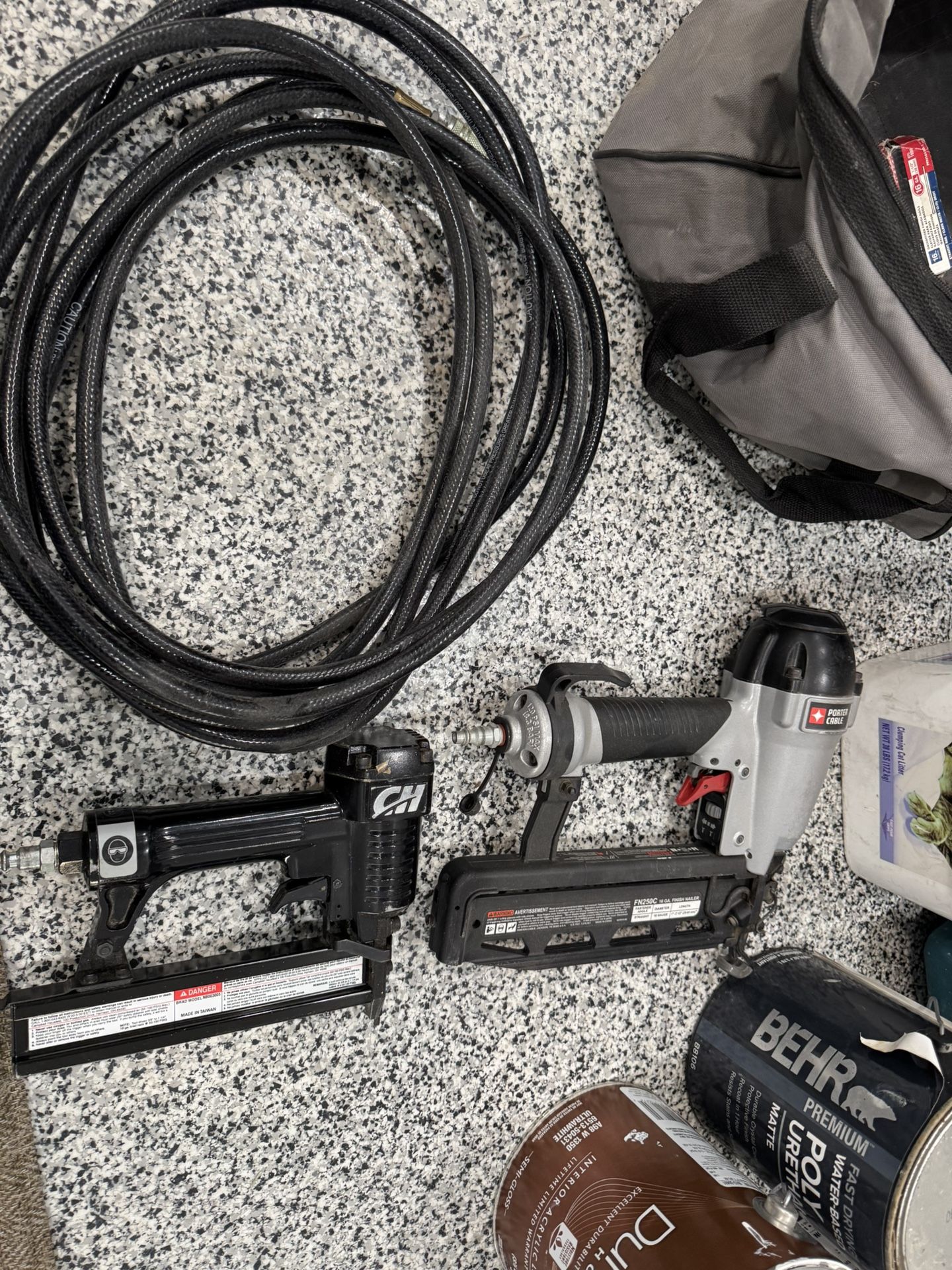 Porter Cable Finish Nailer & CH Brad Nailer