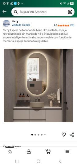 Niccy  Espejo Ovalado