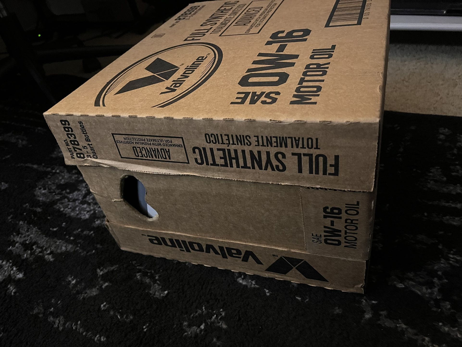 2021 Rav4 Valvoline Oil Case 3 5 Qt Jugs