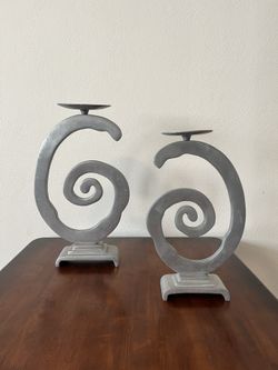 Metallic Candle Holder (Read Description)