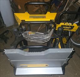 DEWALT 15 Amp Corded 10 in. Job Site Table Saw with Rolling Stand