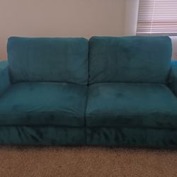 Green Velvet Sofa