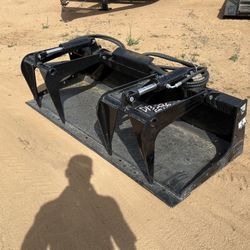 Skid Steer Grapple Bucket Attachment For Skid Steer Tractor