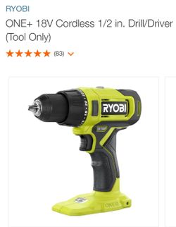 Brand New Ryobi 18v Drill/Driver Tool Only
