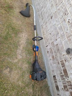 Push button weedeater...no more pulling a rope to start it...just push button