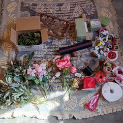 Artificial Flowers, Crafts, Ribbon, Floral Bricks Florists