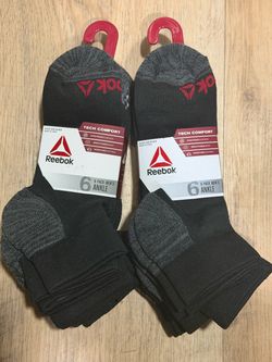 Reebok Tech Comfort Men's Ankle Socks 2-Pack