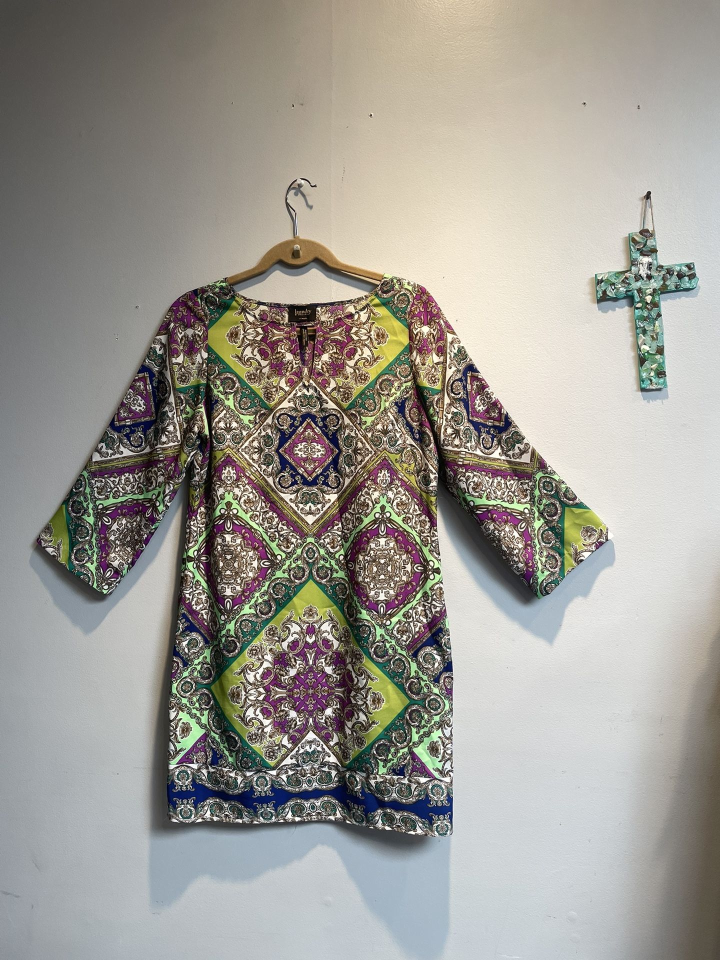 Women’s Laundry by Shelli Segal Artsy Tunic Dress • Size 6