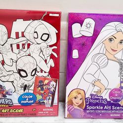 Marvel Super Hero/,Disney Princess Marker Picture Set New