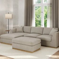 Reversible Sofa Chaise with Ottoman- BRAND NEW IN ORIGINAL BOX 