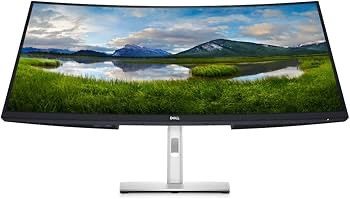 Dell 34 Inch Ultrawide , WQHD (Wide Quad High Definition), Curved USB-C Monitor (P3421W), 3440 x 1440 at 60Hz, 3800R Curvature, 1.07 Billion Colors, A