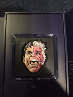 Two Face Silver Coin