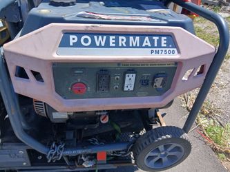Powermate PM7500/6000 watt generator