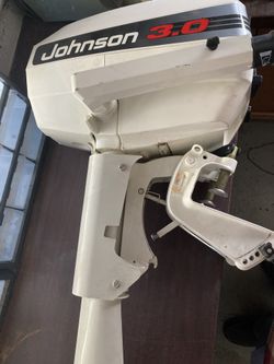 3 HP Johnson Outboard