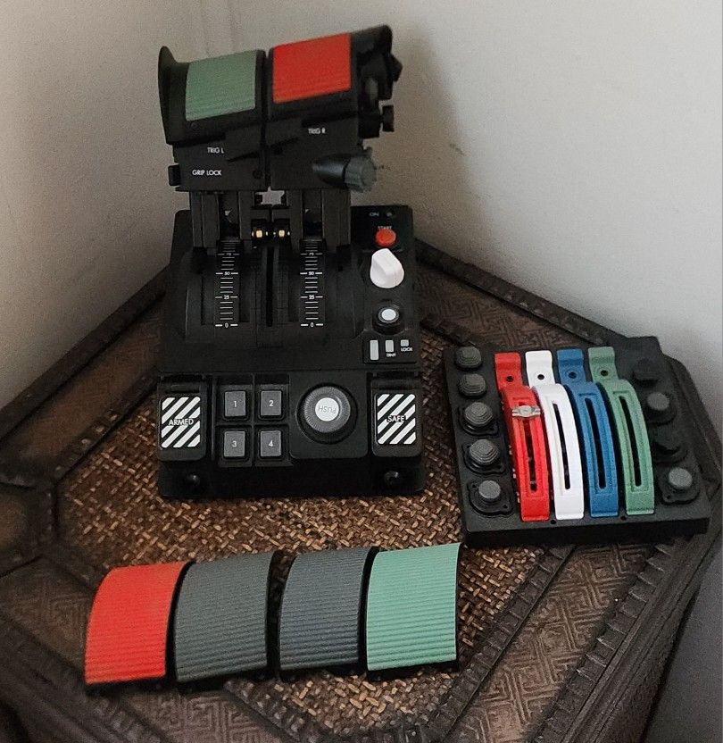 VKB STECS THROTTLE SYSTEM MINI PLUS AND DETENT FRAMES/BUTTON MODULES