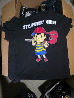 Strawberry Girls Ness shirt Size Large
