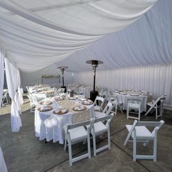 Heaters Tables Canopies Chairs Jumper