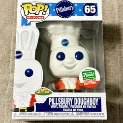 Funko POP #65 Ad Icons Pillsbury Doughboy Holiday Exclusive Figure Brand New