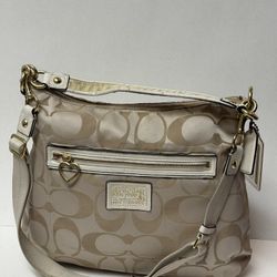 COACH daisy white crossbody bag