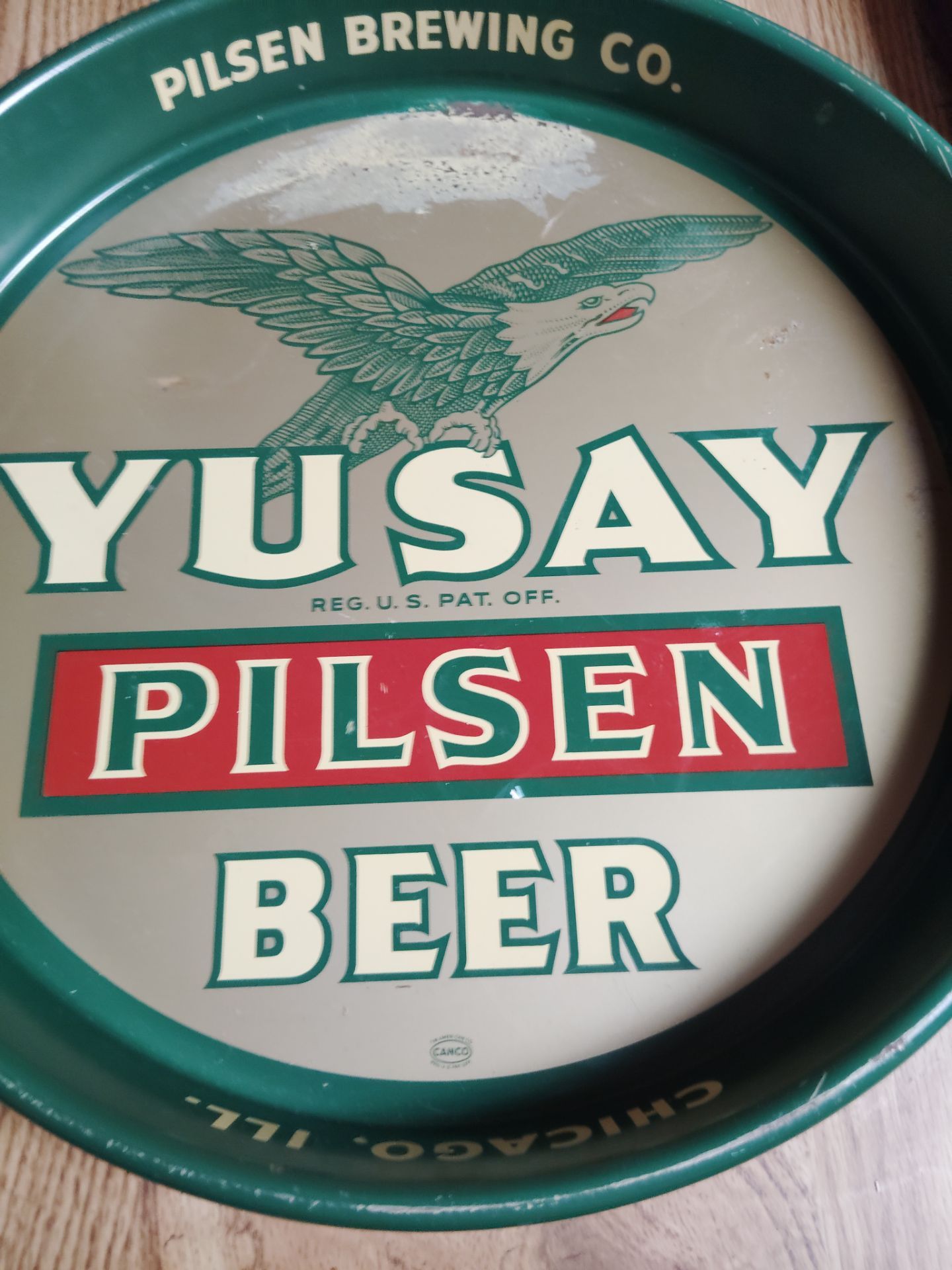 Yusay Brewery serving tray