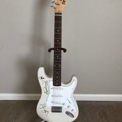 Autographed Guitar By Good Charlotte 