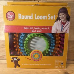 Boye Knitting Round Loom Set 4 Looms 11.5'', 9.5'', 7.5'', 5.5'' #scrappy