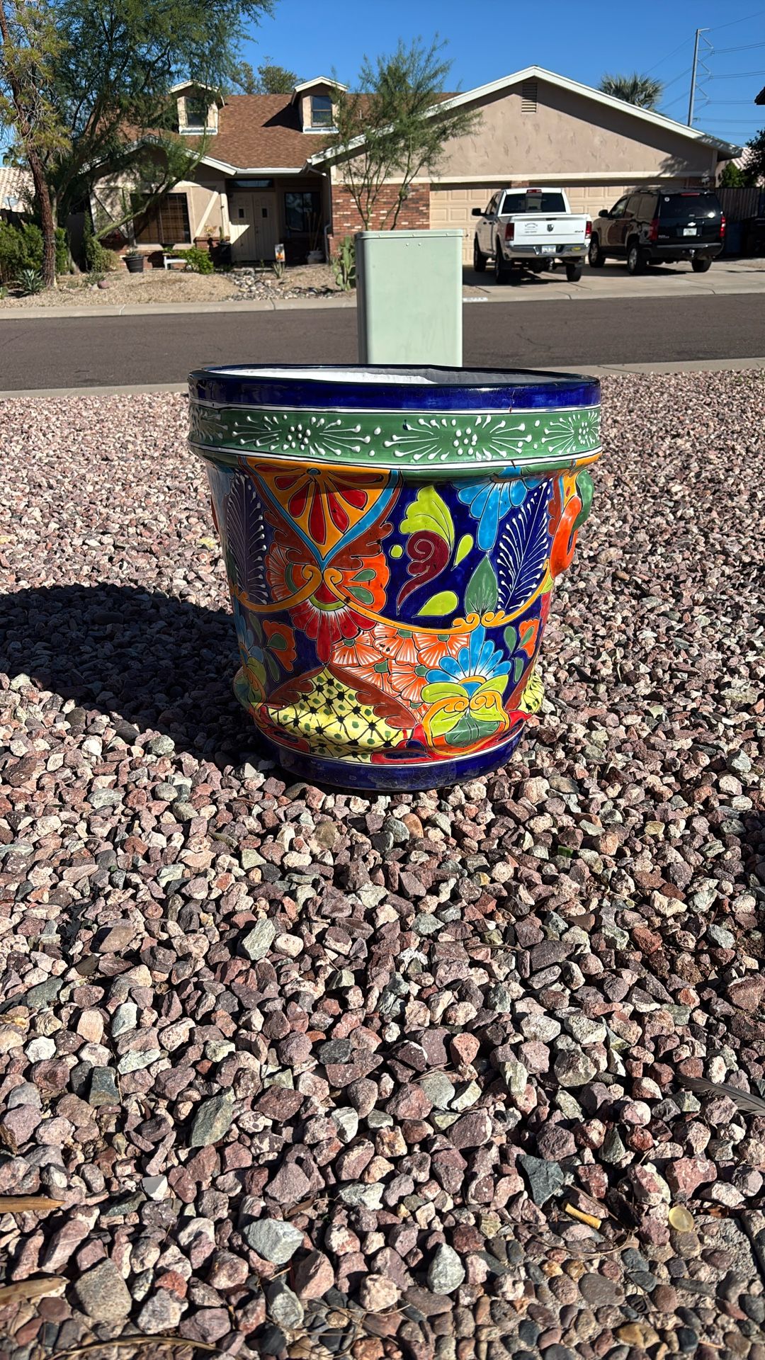 Ceramic Colored Pot,