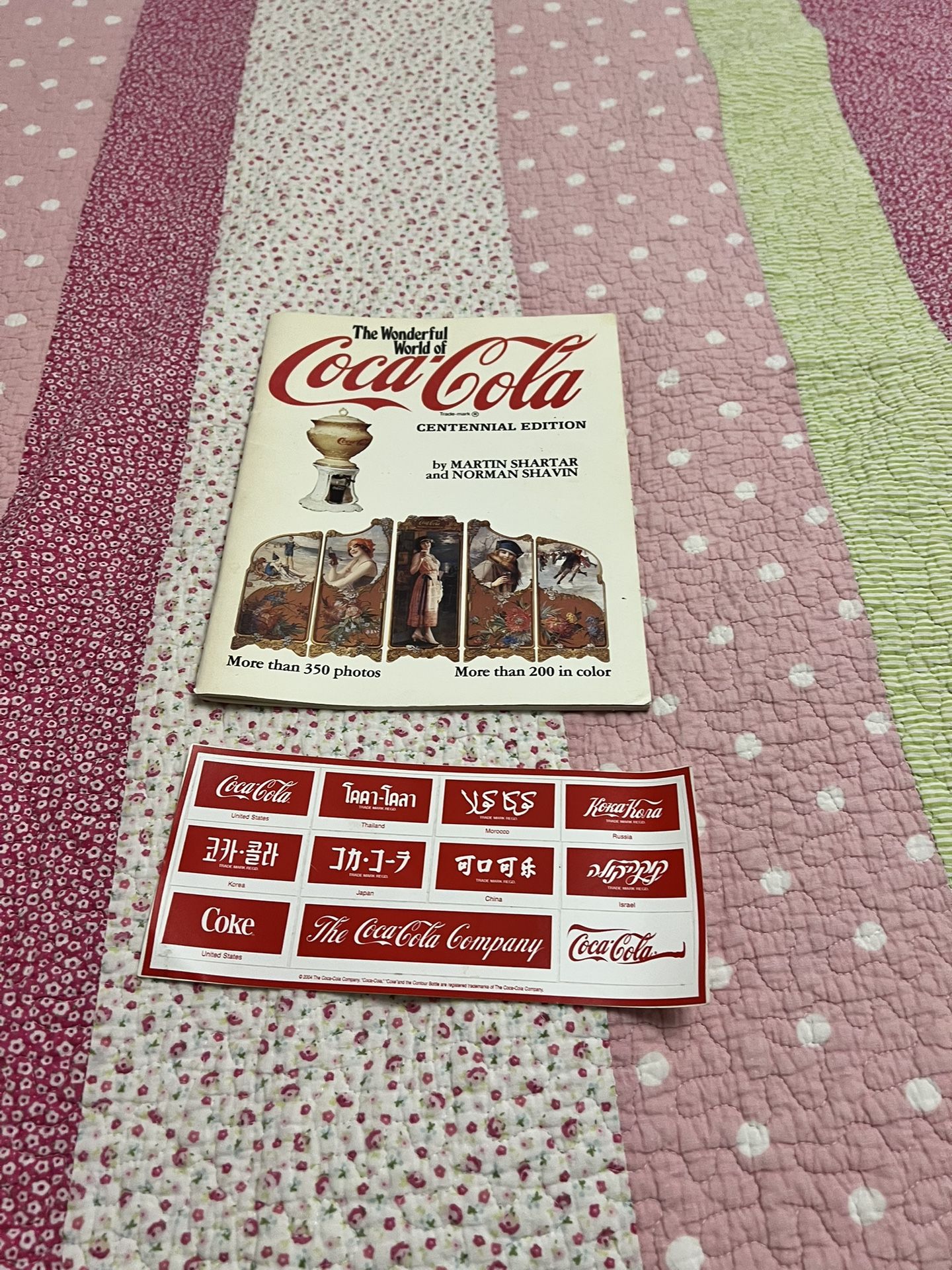 Coca Cola Booklet And Stickers