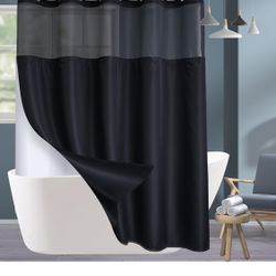 Hookless shower curtain