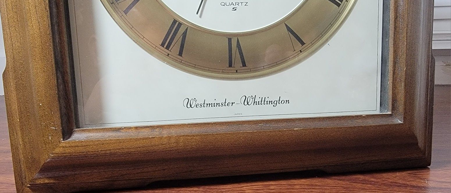Vintage Seiko Westminster Whittington Quartz Wall Clock Works for