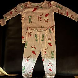 Christmas pajamas Size 12 Months