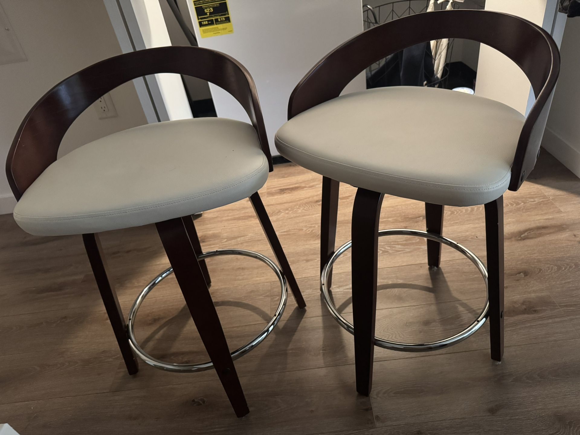Wooden Barstool - 2 (Pickup only)