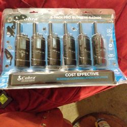 6-Pack Pro Buisness Radios 
