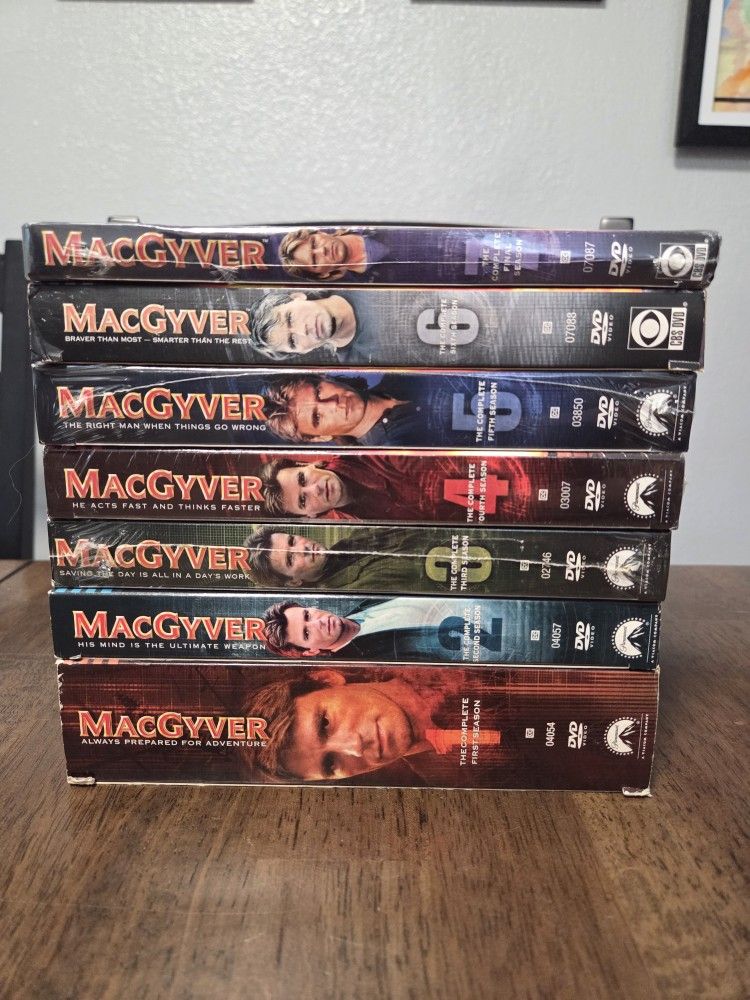 Macgyver Complete Series Seasons 1-7 On DVD