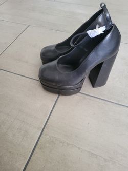 Black Platform New Never Worn