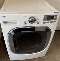 LG Sensor Dry Front-Load Gas Dryer with Steam Cycles
