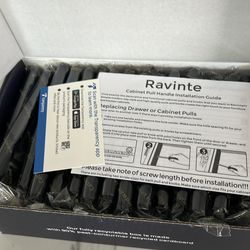 Cabinet pulls black 30 piece 5 inch long new