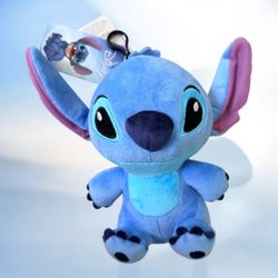 Disney Lilo And Stitch Plush Key Chain 8” NWT