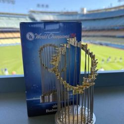 Los Angeles Dodgers World Series Championship Replica Trophy..