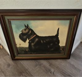 Paul Stagg Scottie Scottish Terrier Dog painting
