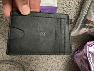 Leather card holder