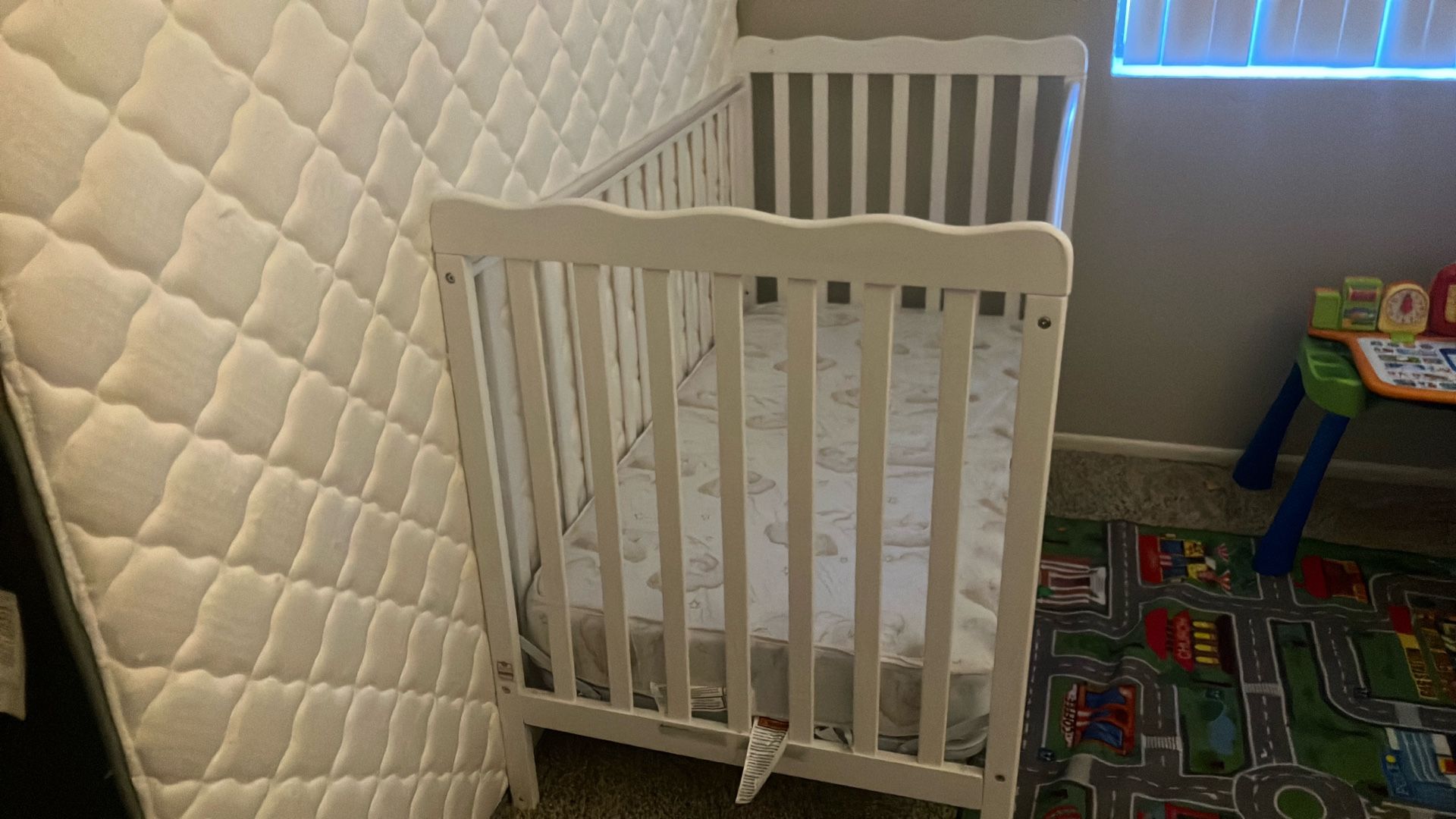 Brand New White Crib with Mattress!
