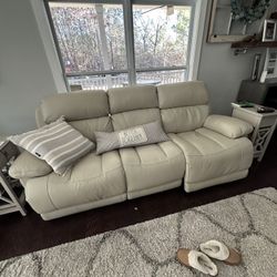 Leather Sofa And Chair