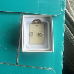 14k Gold Unisex Earrings 