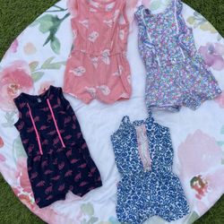 Spring Summer Baby Girl Rompers 