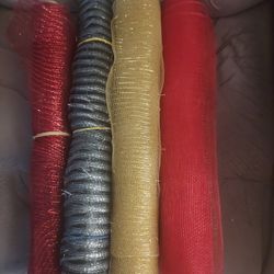 4 Rolls of Decorative Mesh