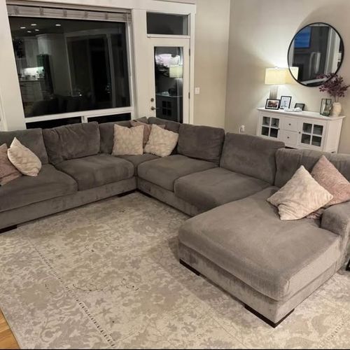 Sectional couch delivery available