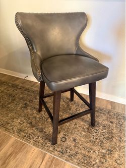 2 Upholstered Counter-Height Bar Stools – Excellent Condition – $300 for the Pair