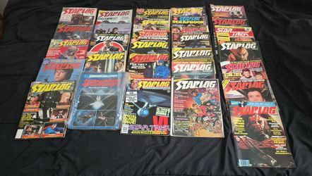 Starlog Vtg. Lot of 30 Random Magazines Sci-fi Star Wars, Star Trek & James Bond
