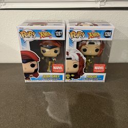 Jean Grey And Rogue Funkos